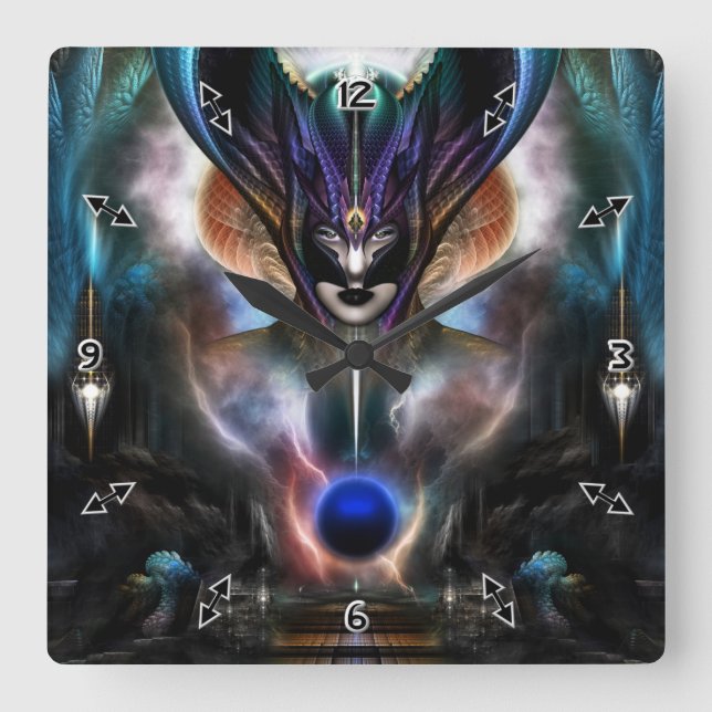 Horloge Carrée Taidushan Sai Esprit De Pouvoir WD (Recto)