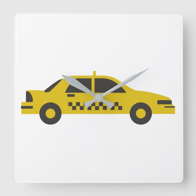 Horloge Carrée Taxi (Recto)