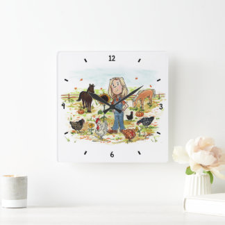 HORLOGE CARRÉE TEL QUE MFALL