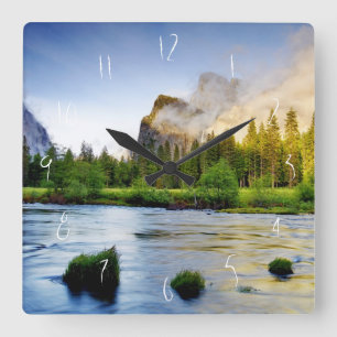 Horloge Carrée Tempête de dégagement