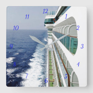 Horloge Carrée Temps de rangée de balcon