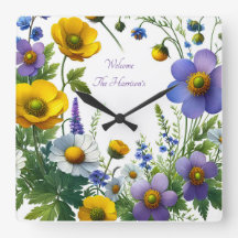 Texte de la personnaliser de fleurs violet et jaun