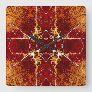 Horloge Carrée Textures de styles classiques