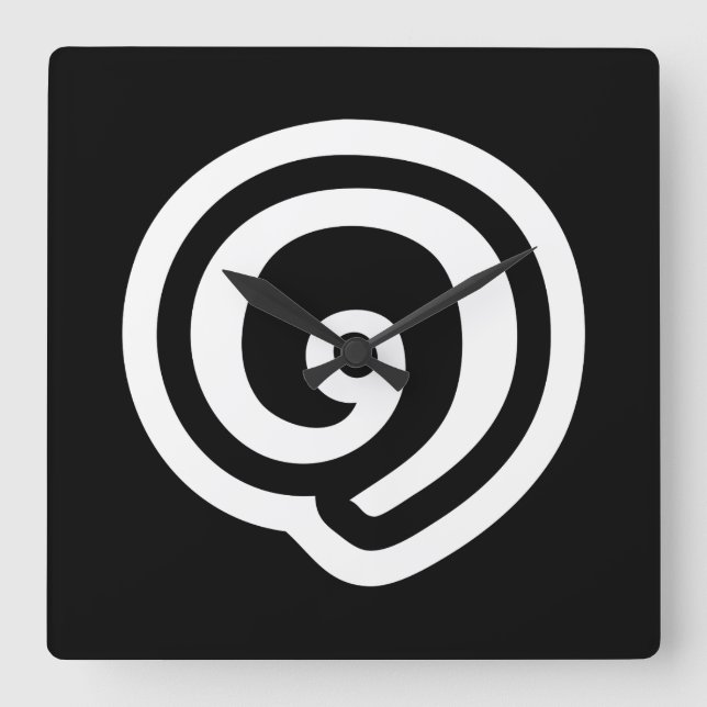 Horloge Carrée Thailande Numéro 1 / Un / ๑ (Nueng) Langue thaïe (Recto)