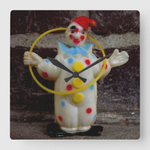 Horloge Carrée The Clown