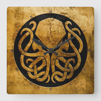 Horloge Carrée The Cthulhu Hungry