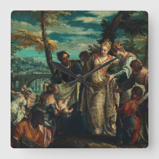 Horloge Carrée The Finding of Moses by Veronese Fine Art
