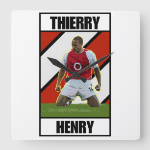 Horloge Carrée Thierry Henry