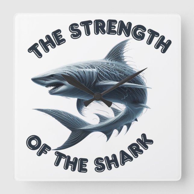 Horloge Carrée Titan de l'océan (Recto)