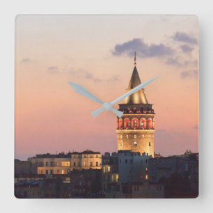 Horloge Carrée Tour Galata, Istanbul