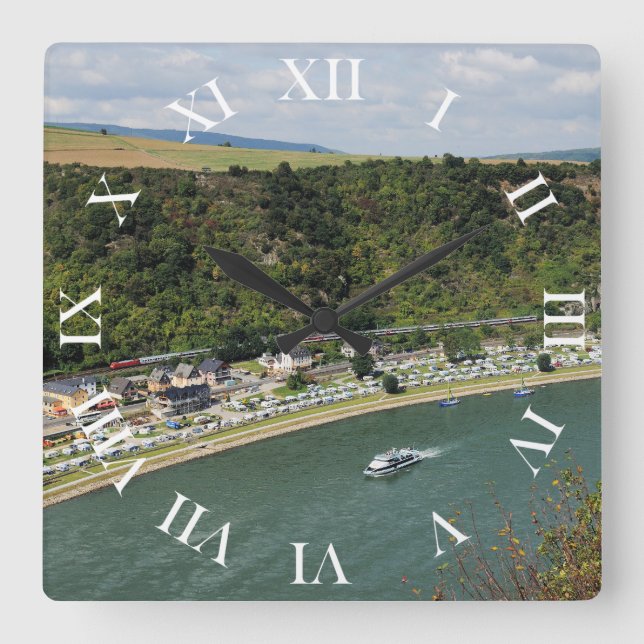 Horloge Carrée Train de Loreley (Recto)