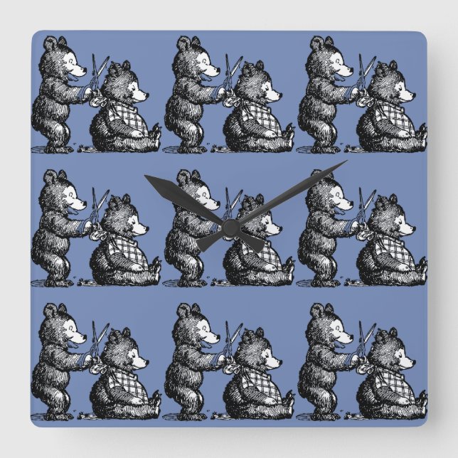 Horloge Carrée Travesti de Beary (Recto)