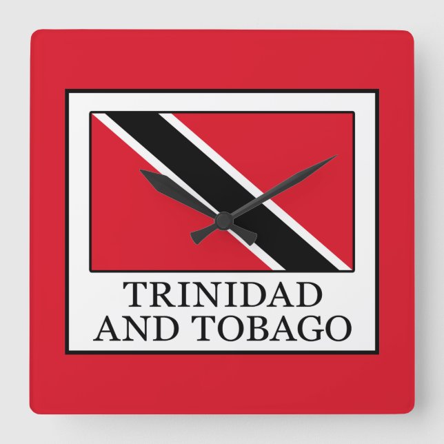 Horloge Carrée Trinité-et-Tobago (Recto)