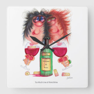 Horloge Carrée Trop de ligne à Wunchtime