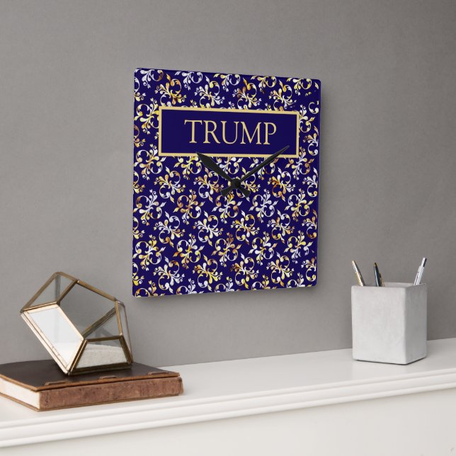 HORLOGE CARRÉE TRUMP (Bureau)