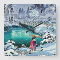 Tsuchiya Koitsu - Neige de printemps à Maruyama