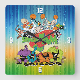 Horloge Carrée TUNE SQUAD™ contre Monstars