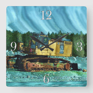 Horloge Carrée Un design amusant pour l'enfant en nous tous!
