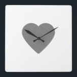 Horloge Carrée Un logo personnalisé simple et élégant ici compagn<br><div class="desc">Conception</div>