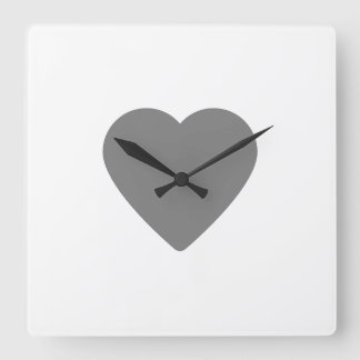 Horloge Carrée Un logo personnalisé simple et élégant ici compagn