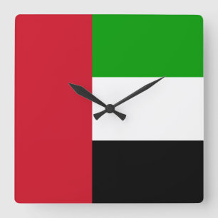 Horloge Carrée United Arab Emirat Flag