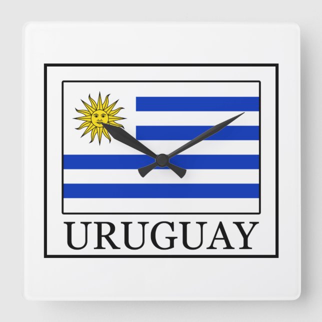 Horloge Carrée Uruguay (Recto)