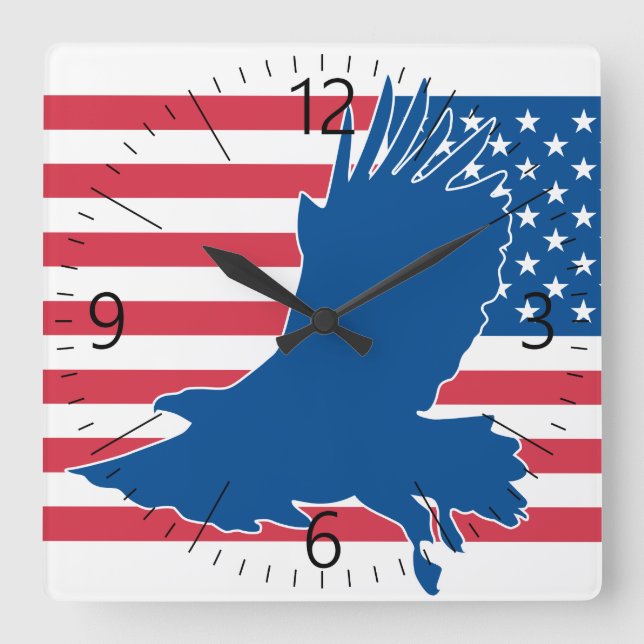 HORLOGE CARRÉE US (Recto)