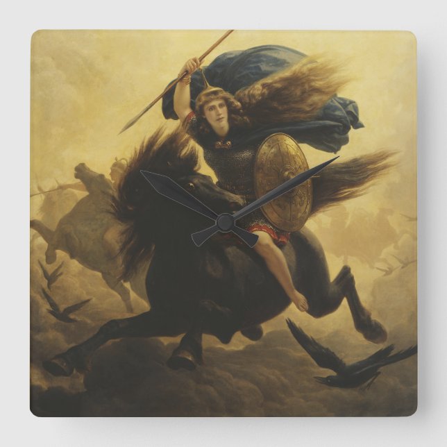 Horloge Carrée Valkyrie, 1865 (Recto)