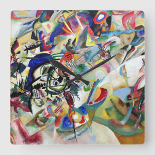 Horloge Carrée VASSILY KANDINSKY - Composition VII 1913