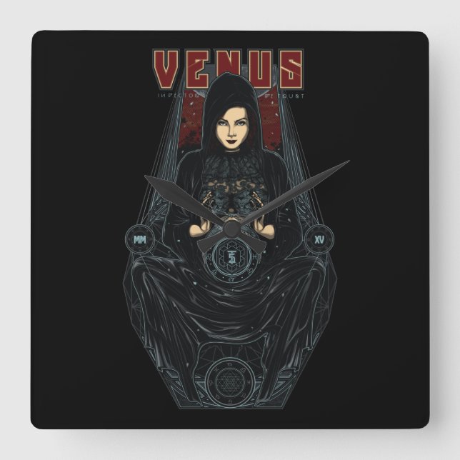 Horloge Carrée Venus (Recto)