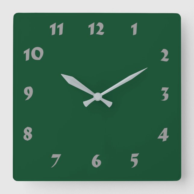 Horloge Carrée Vergreen clock (Recto)
