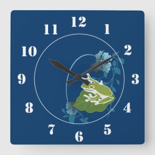 Horloge Carrée Vert clair