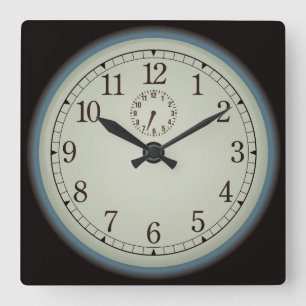 Horloge Carrée Very Cool Old Face Wall Clock