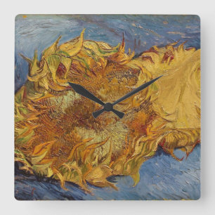 Horloge Carrée Vincent van Gogh   Sunflowers, 1887