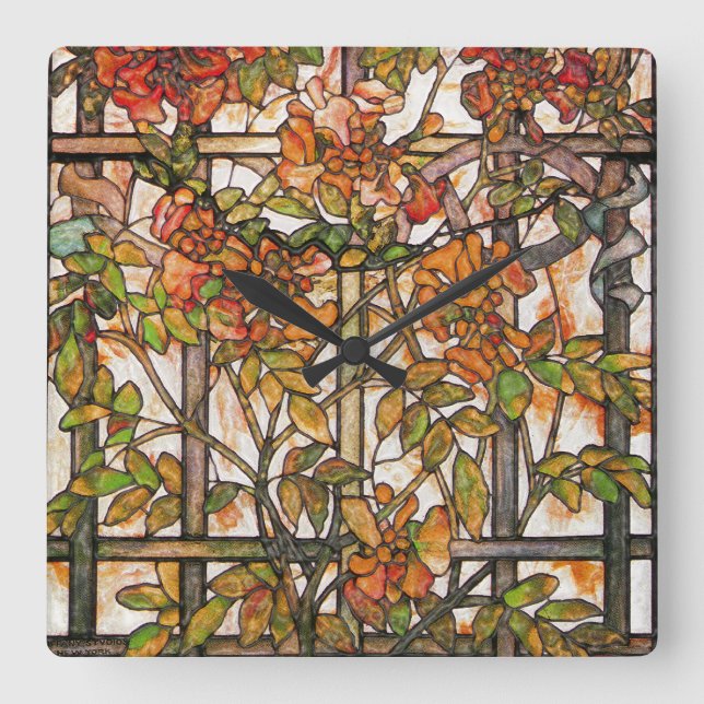 Horloge Carrée Vintage (Recto)