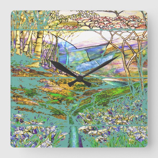 Horloge Carrée Vintage (Recto)