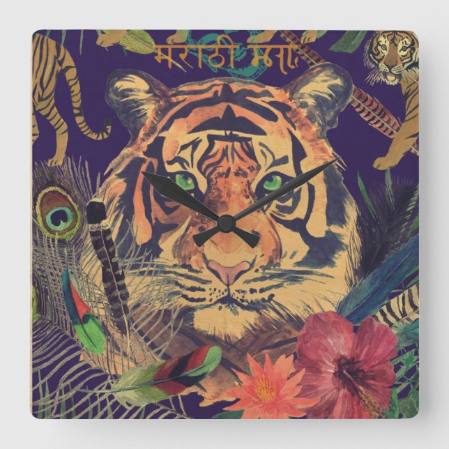 Horloge Carrée Vintage (Recto)