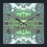 Horloge Carrée Vintage China Canton martyrs parc<br><div class="desc">Vintage China Canton martyrs parc</div>