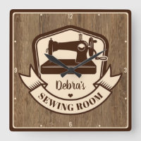 Vintage Look Personalized Seamstress Sewing Room