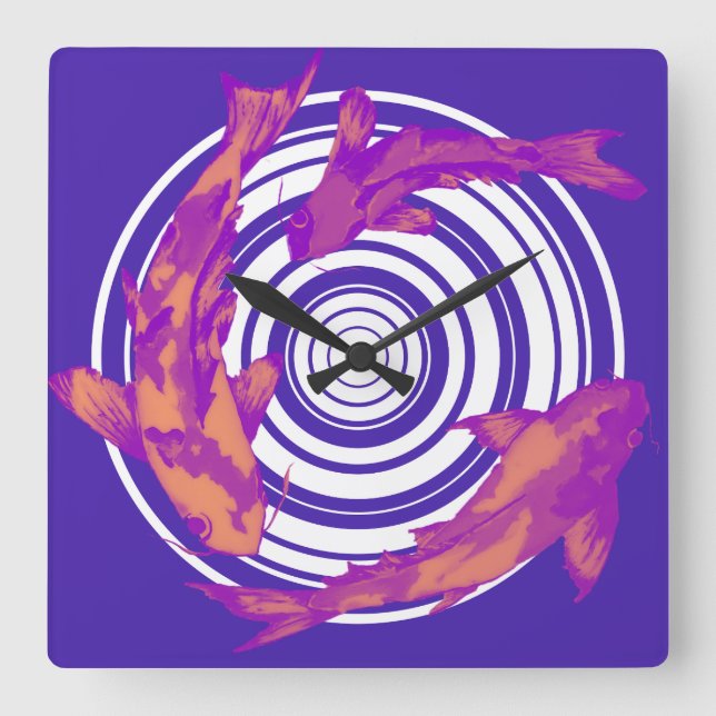 Horloge Carrée Vis (Recto)