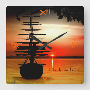 Horloge Carrée Vis ta montre de rêve