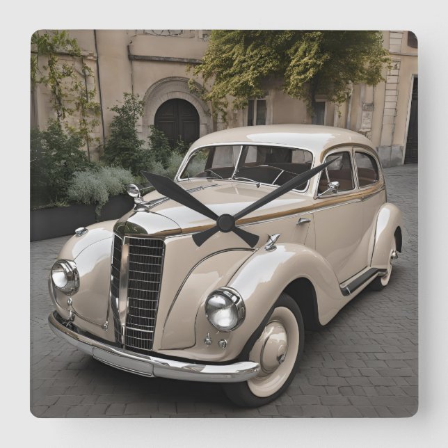 HORLOGE CARRÉE VOITURE (Recto)