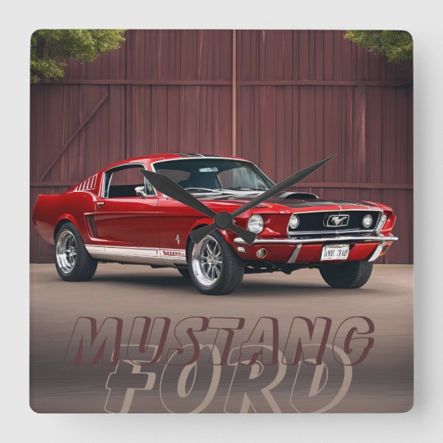 HORLOGE CARRÉE VOITURE (Recto)