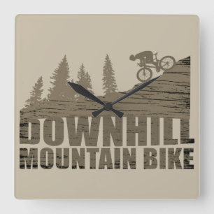 Horloge Carrée VTT Downhill Vélos de Montagne