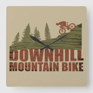 Horloge Carrée VTT Downhill Vélos de Montagne
