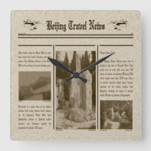 Horloge Carrée Wall Clock