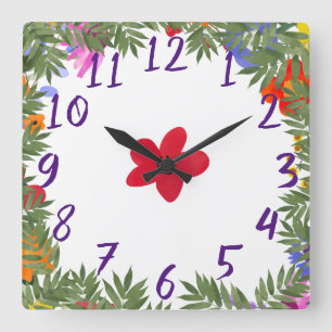 Horloge Carrée Wall Clock