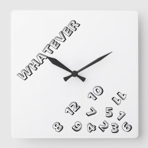 Horloge Carrée Wall Clock