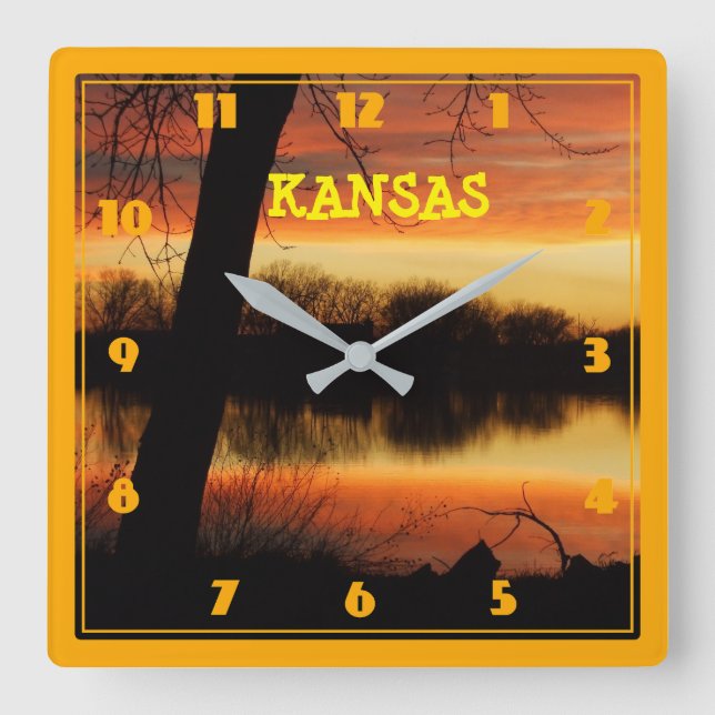HORLOGE CARRÉE WALL CLOCK (Recto)
