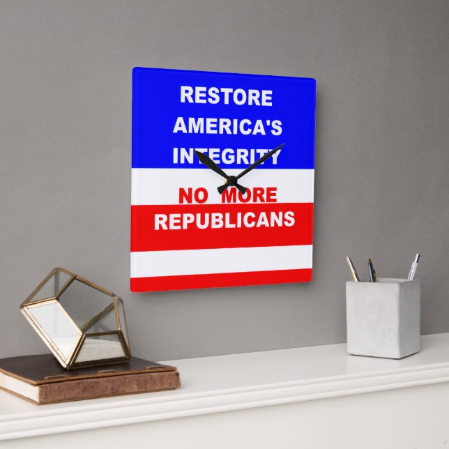 Horloge Carrée Wall Clock (Bureau)